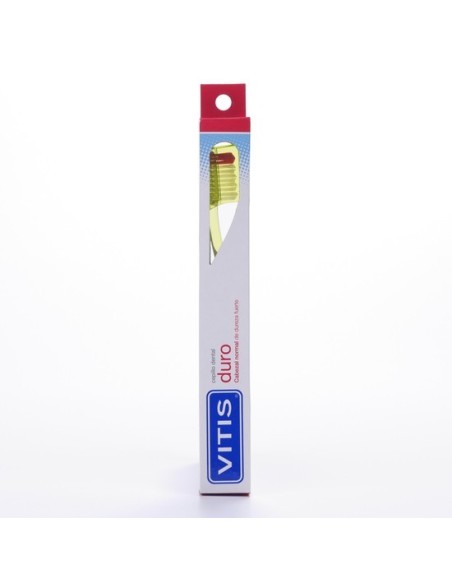 VITIS  CEPILLO DURO CABEZAL NORMAL + PASTA DENTÍFRICA 15 ML