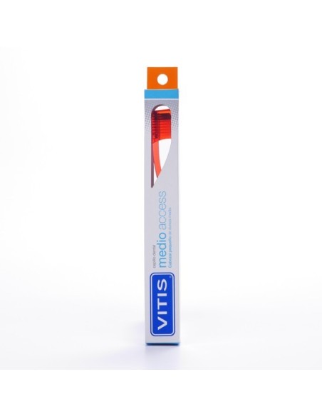 VITIS ACCESS CEPILLO MEDIO CABEZAL PEQUEÑO + VITIS PASTA DENTÍFRICA 15 ML