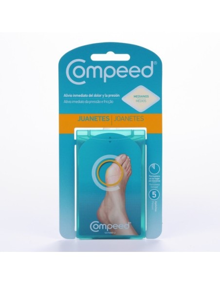 COMPEED JUANETES  HIDROCOLOIDE 5 UNIDADES