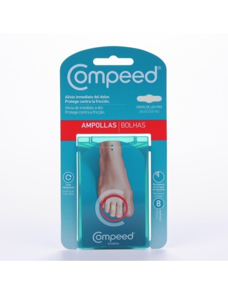 COMPEED AMPOLLAS  ENTRE DEDOS 8 UNIDADES