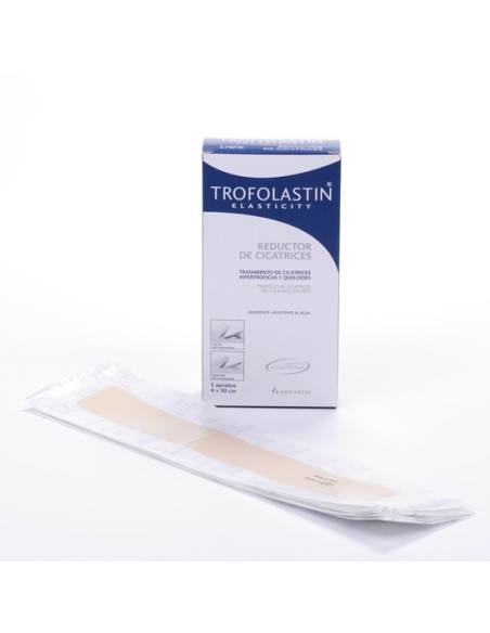 TROFOLASTIN REDUCTOR DE CICATRICES   4 X 30 CM 5 APÓSITOS