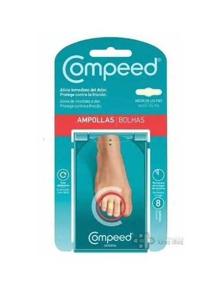 COMPEED AMPOLLAS  ENTRE DEDOS 8 UNIDADES