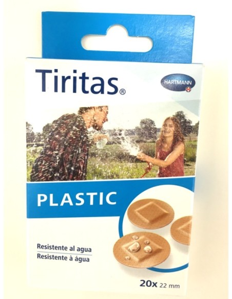 TIRITAS PLASTIC   APOSITO ADHESIVO REDONDAS 22 MM 20 U