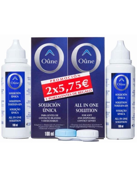 OUNE SOLUCION UNICA 2 UNIDADES DE 100 ML