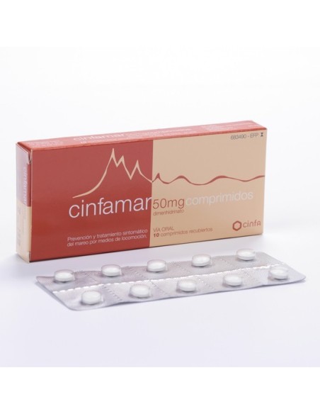 CINFAMAR AD 50 MG 10 COMP               
