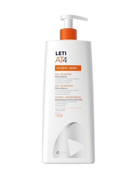 LETI AT4 ATOPIC SKIN GEL DE BAÑO  750 ML