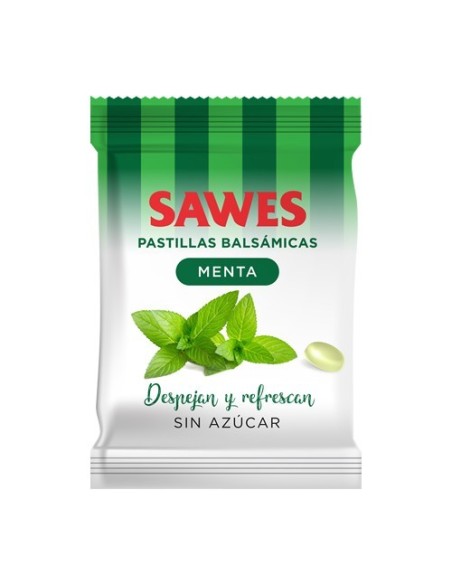 CARAMELOS SAWES SIN AZUCAR BOLSA MENTA
