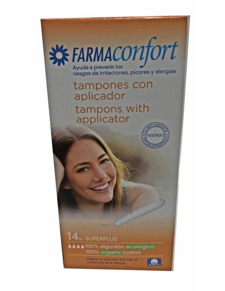 FARMACONFORT TAMPONES HIPOALERGENICO SUPERPLUS 14 UNIDADES