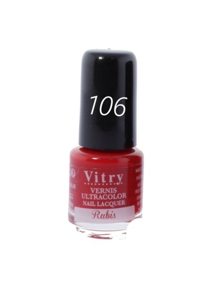 VITRY ESMALTE 4ML 106 RUBIS