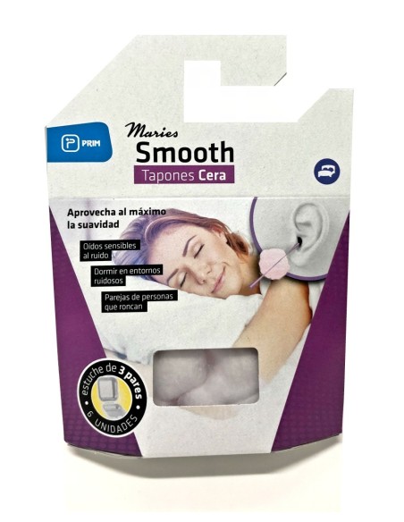 PRIM MARIES SMOOTH TAPONES CERA 3 PARES 