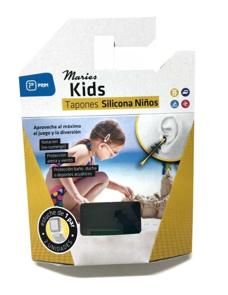 PRIM MARIES TAPONES SILICONA NIÑOS 2 UNIDADES