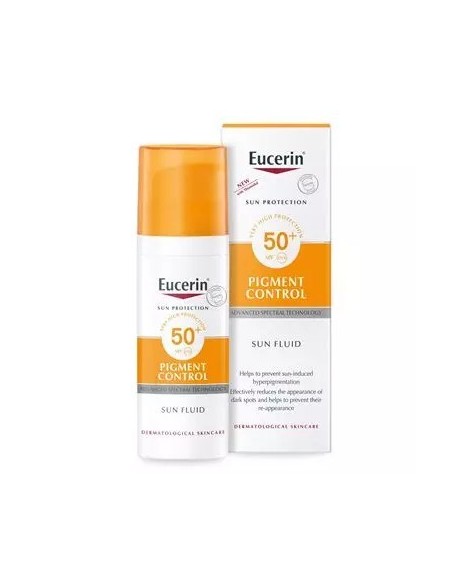 EUCERIN SUN  PIGMENT CONTROL  SUN FLUID SPF50+ 50 ML