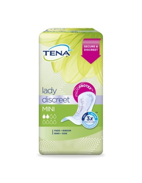 TENA LADY DISCREET MINI  20 UNIDADES