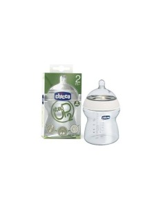CHICCO BIBERON STEP UP2 T SILICONA F MEDIO  2 M+ 250 ML