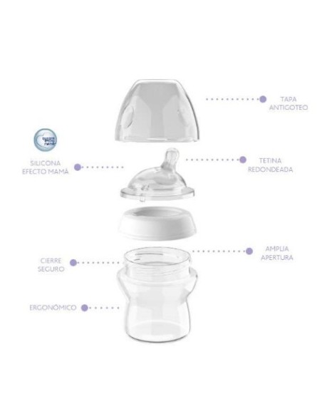 CHICCO BIBERON NATURAL FEELING 0M+ 150 ML 