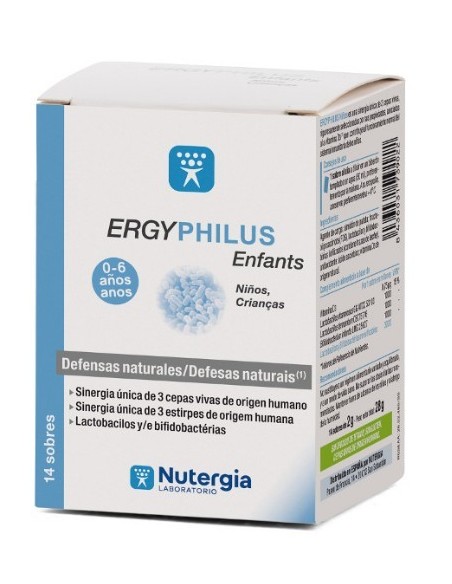 ERGYPHILUS NIÑOS 14 SOBRES NUTERGIA