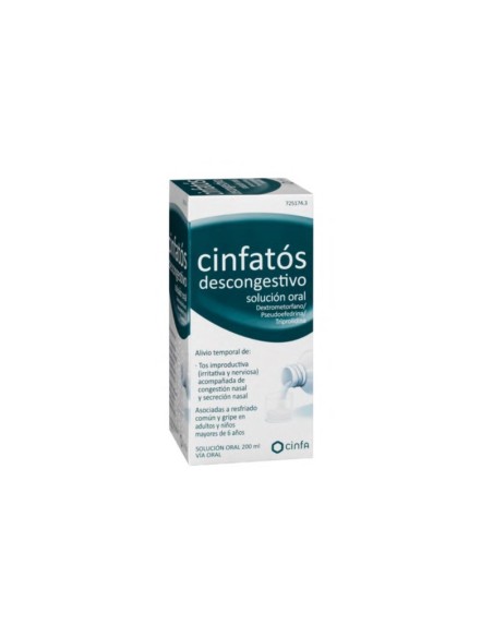 CINFATOS DESCONGESTIVO SOLUCION ORAL 200 ML
