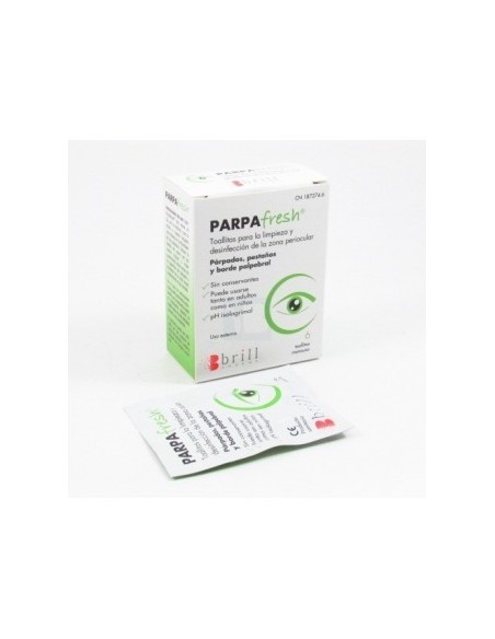PARPAFRESH TOALLITAS LIMPIEZA PARPADOS  6 TOALLITAS
